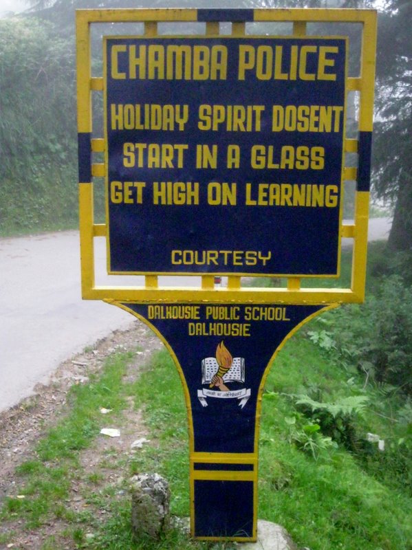 Altitude Advice from Chamba Police